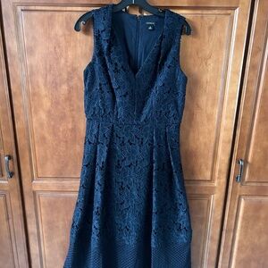Ann Taylor Navy Dress Size 10